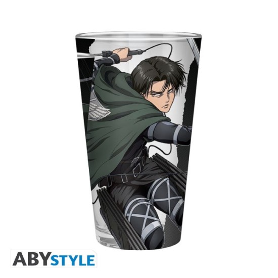 Attack On Titan Large Glass Levi S4