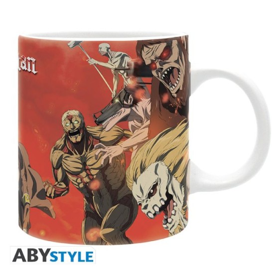 Attack On Titan Mug Battle Scene Season 4