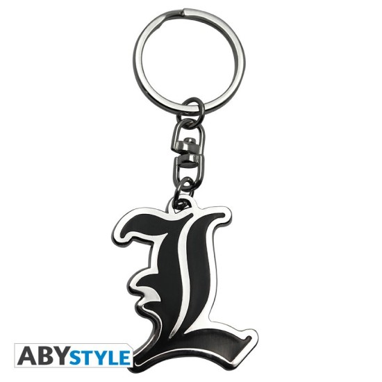 Death Note Keychain L Symbol
