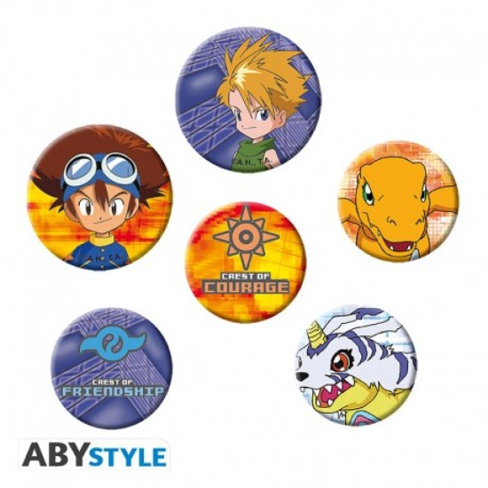 Digimon Badge Pack Tai & Matt