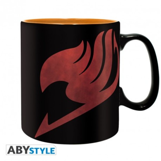 Fairy Tail Mug Lucy, Natsu & Emblem