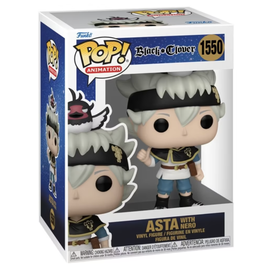 Funko POP Animation Black Clover Asta with Nero