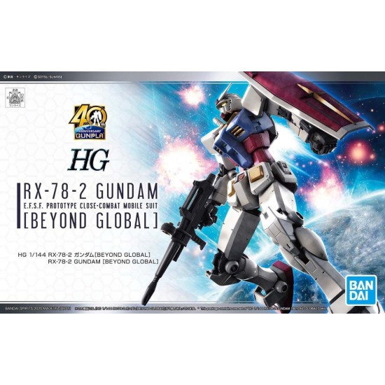 Gunpla HG 1/144 RX-78-2 Gundam Beyond Global