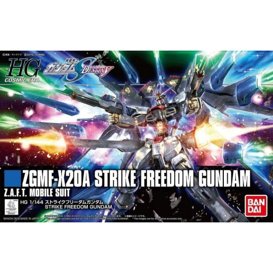Gunpla HG CE 1/144 ZGMF-X20A Strike Freedom Gundam