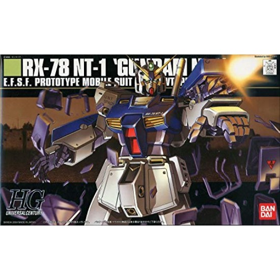 Gunpla HG UC 1/144 Rx-78 Nt-1 Gundam Nt-1 