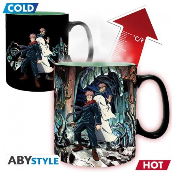 Jujutsu Kaisen Mug Heat Change 460 ml Itadori & Sukuna