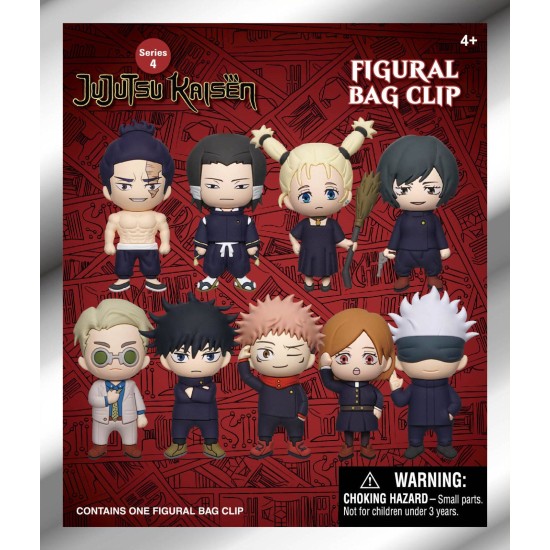 Jujutsu Kaisen Series 4 3D Collectable Keychain/Bag Clip