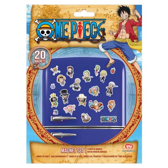 One Piece Chibi Magnet Set