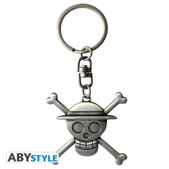 One Piece Keychain 3D Skull Luffy