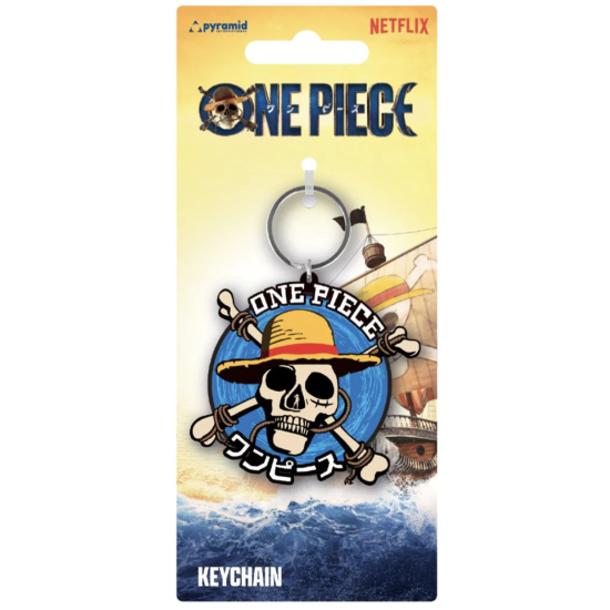 One Piece Live Action Straw Hat Crew Icon Pvc Keychain