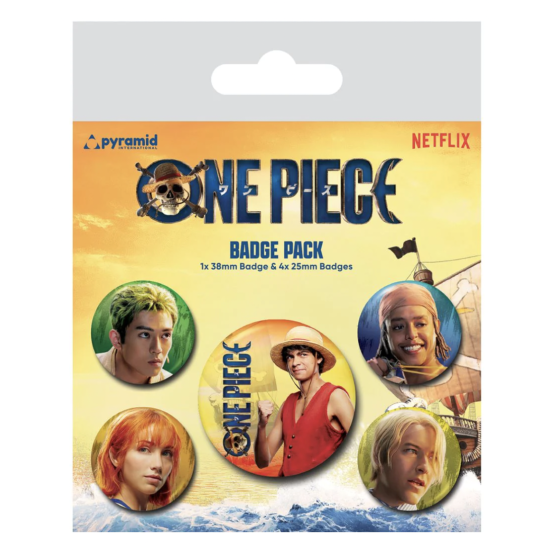 One Piece Live Action The Straw Hats Badge Pack