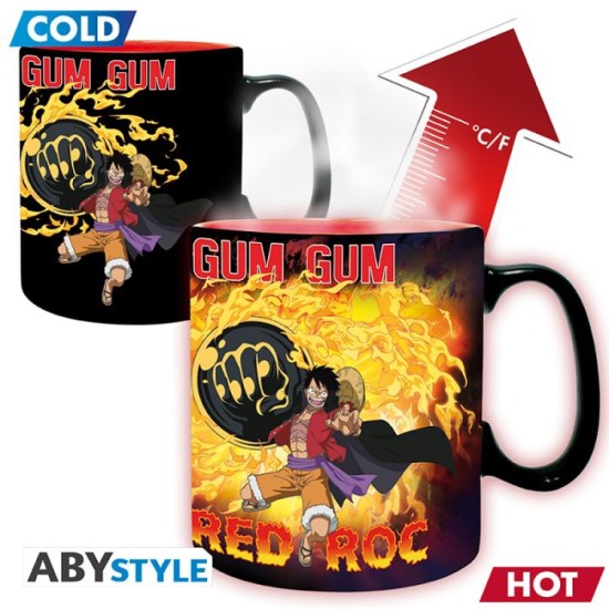 One Piece Mug Heat Change Luffy vs Kaidou