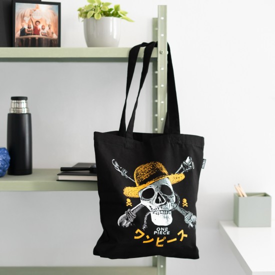One Piece Netflix Jolly Roger Tote Bag