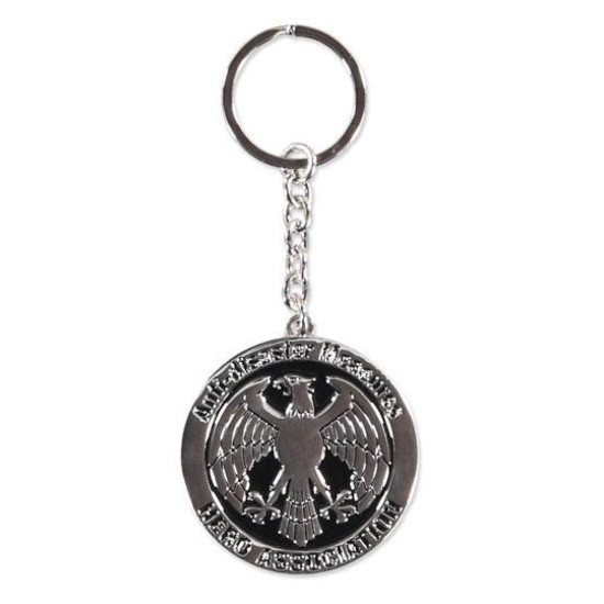 One Punch Man Logo Metal Keychain