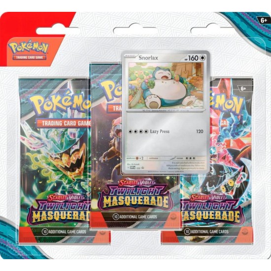 Pokemon Scarlet & Violet 6 Twilight Masquerade 3 Pack