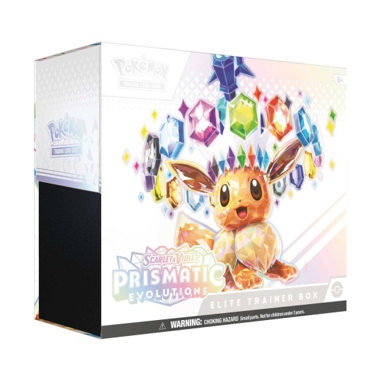 Pokemon Scarlet & Violet 8.5 Prismatic Evolutions Elite Trainer Box