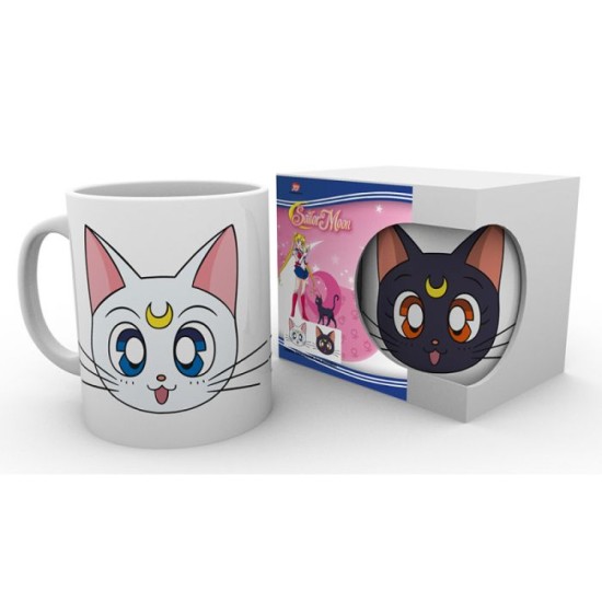 Sailor Moon Mug  Luna & Artemis