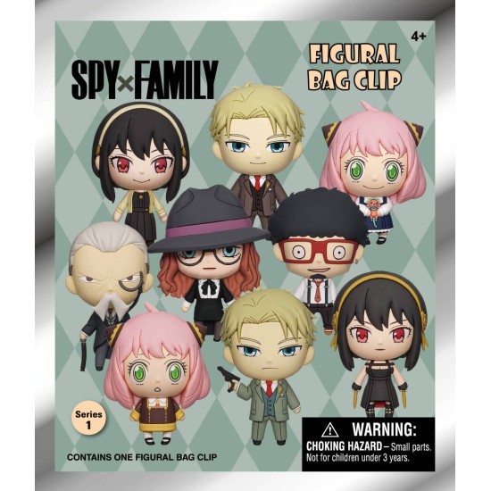 Spy X Family Series 1 3D Collectable Keychain/Bag Clip