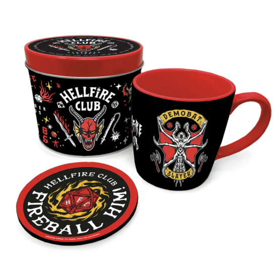 Stranger Things Hellfire Club Mug & Coaster in Gift Tin