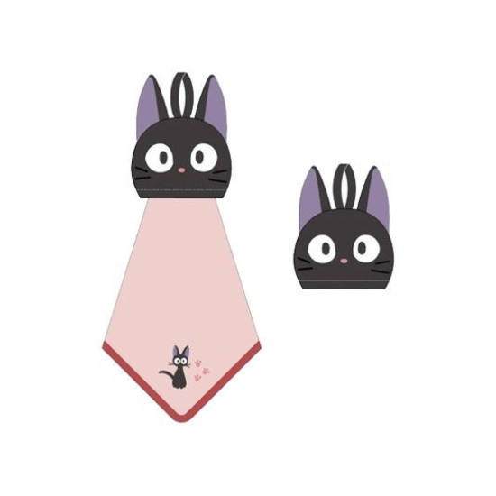 Studio Ghibli Kiki's Delivery Service Pop-Up Mini Towel Jiji 25 x 25 cm